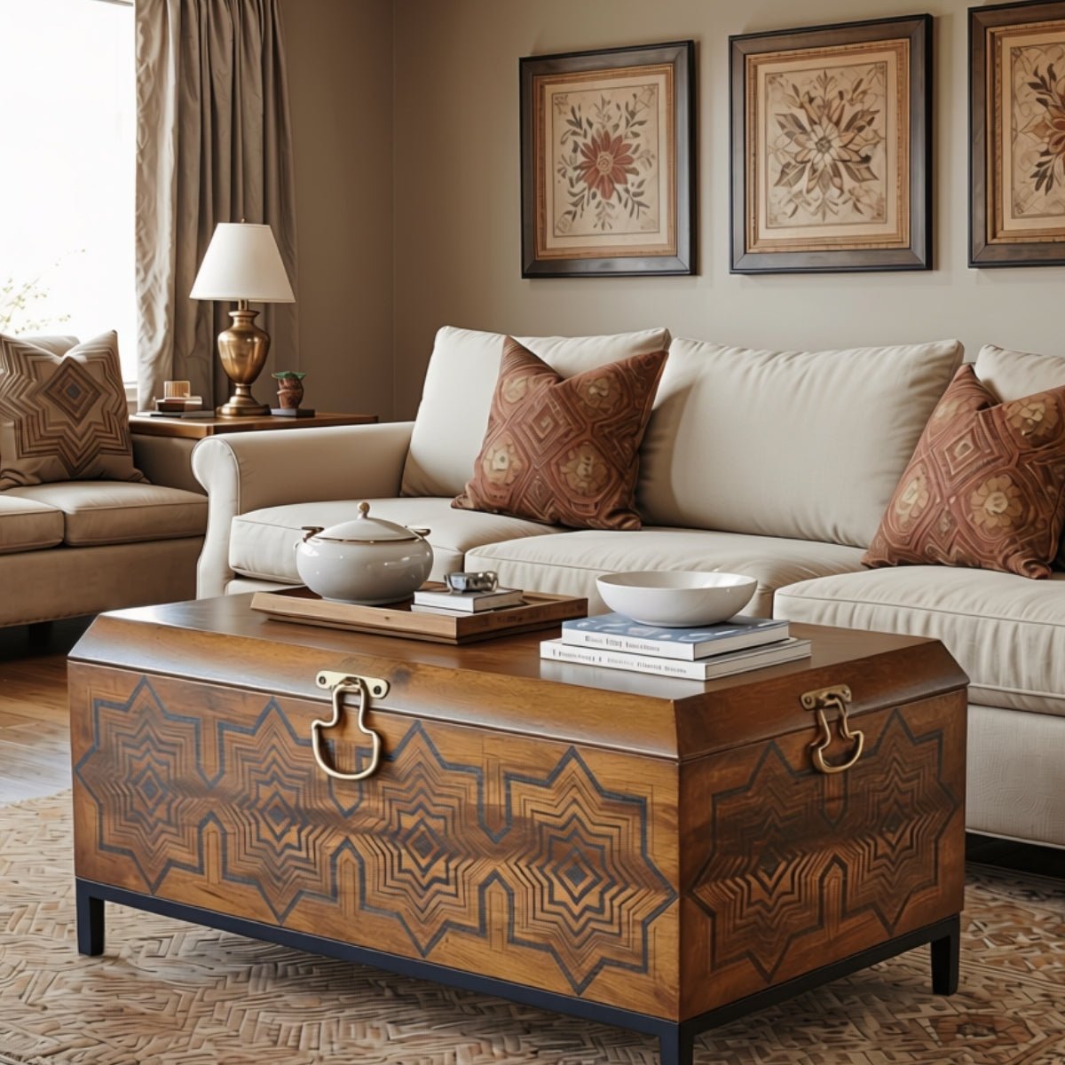 Bahar Trunk Storage Centre table (Sandook) - Centre Tables - Gharaana