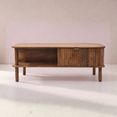 Kram Wooden Storage Centre Table - Centre Tables - Gharaana