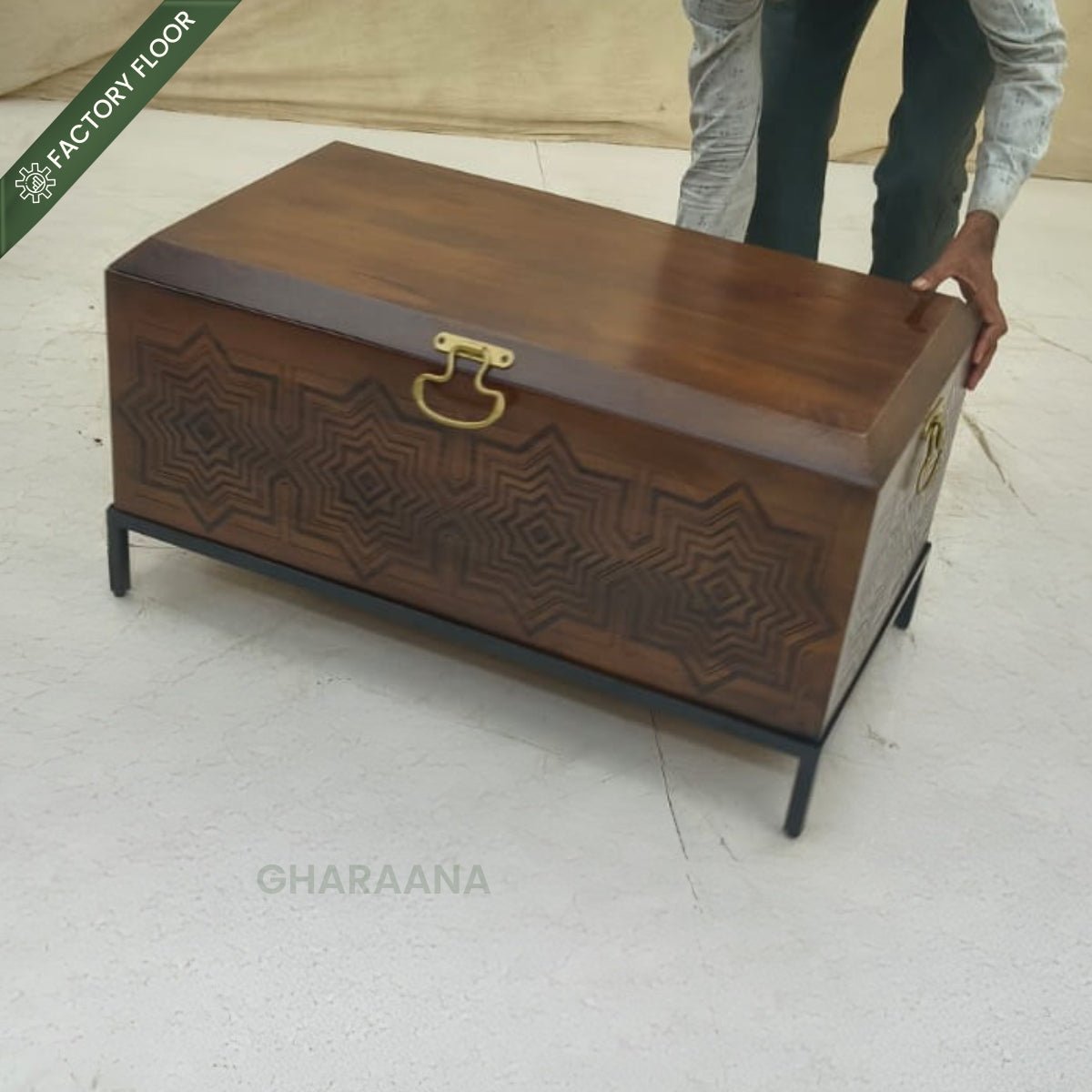 Bahar Trunk Storage Centre table (Sandook) - Centre Tables - Gharaana