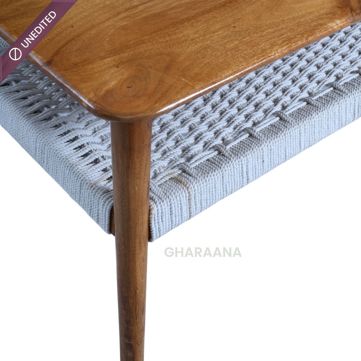 Vyut Jute weave 2 - Tier Centre Table - Centre Tables - Gharaana