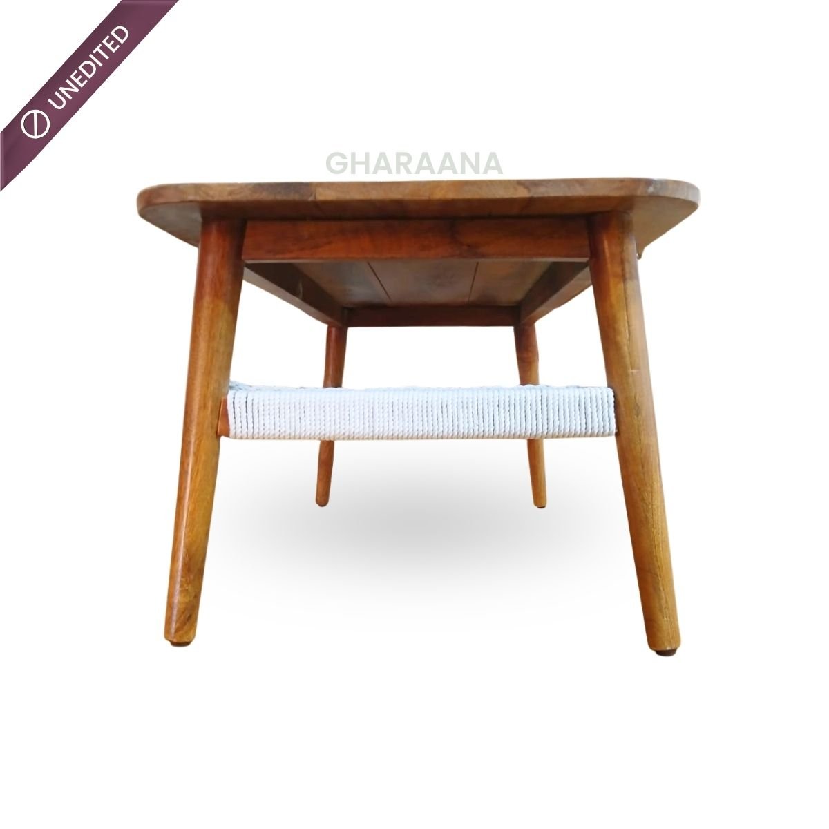 Vyut Jute weave 2 - Tier Centre Table - Centre Tables - Gharaana