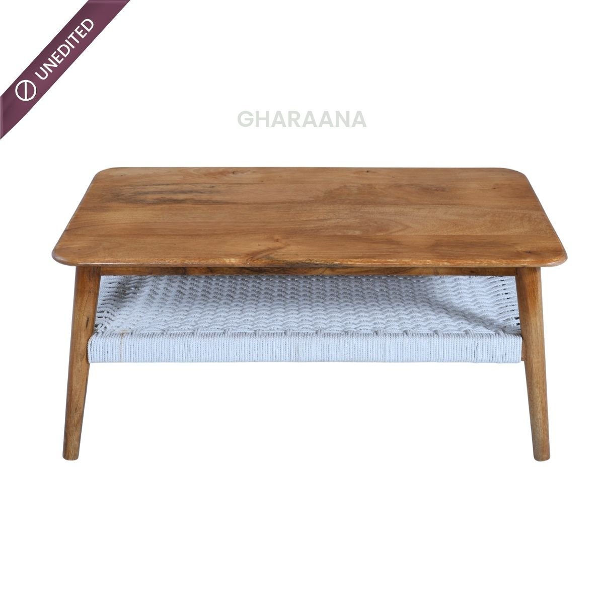 Vyut Jute weave 2 - Tier Centre Table - Centre Tables - Gharaana