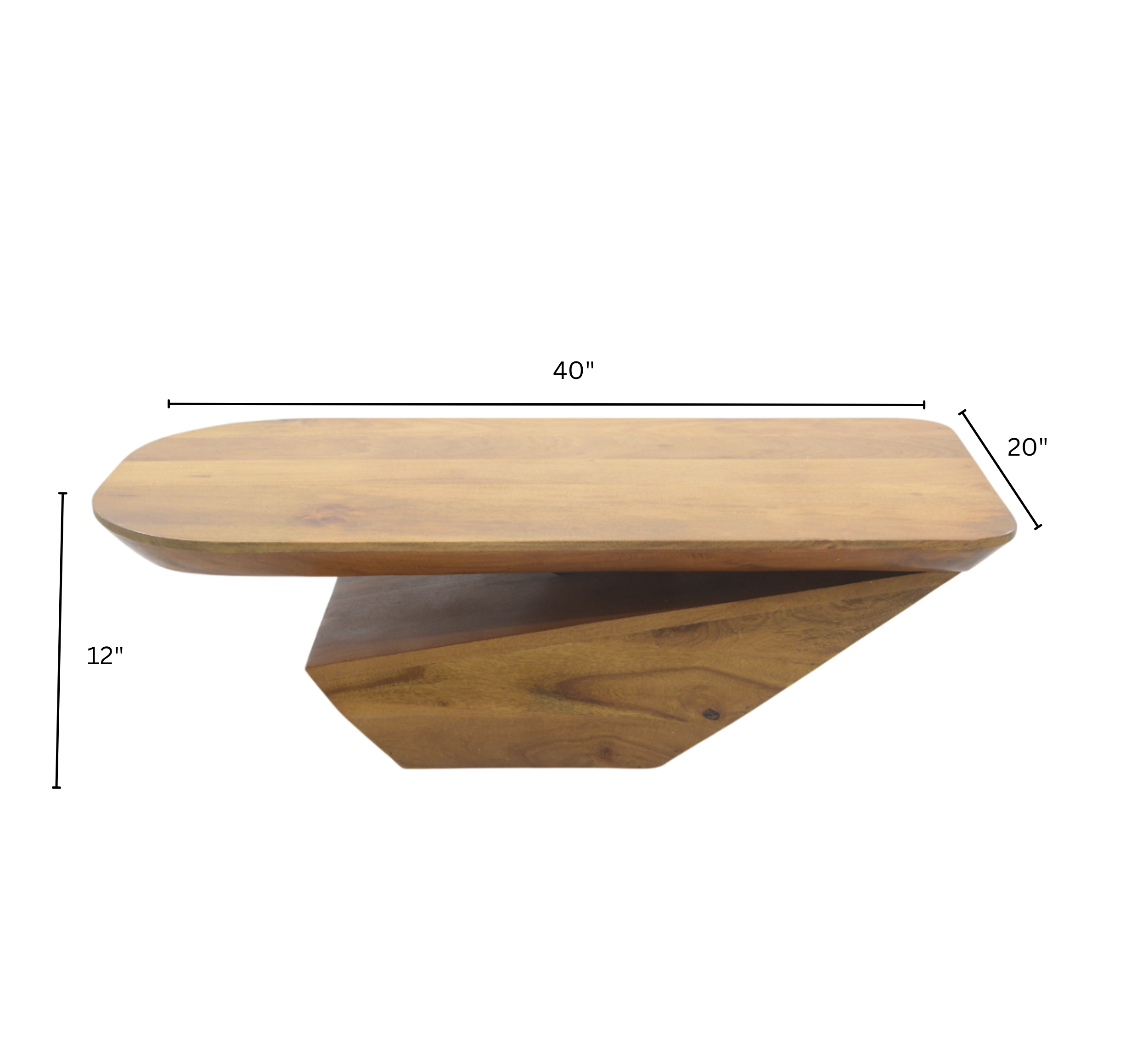 Gravity Wooden Centre Table - Small