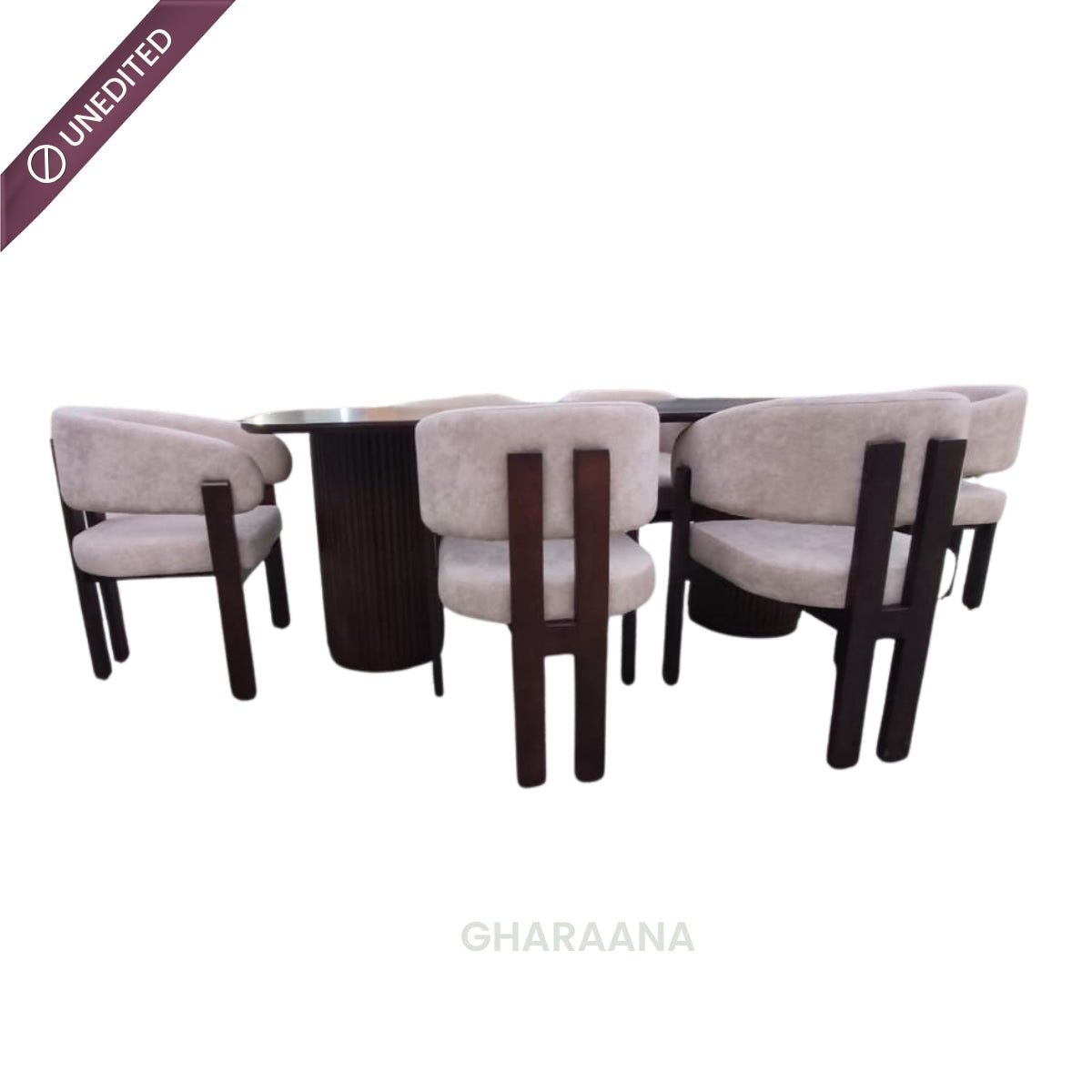 Terry Wooden Dining Table Set - Dining Set - Gharaana