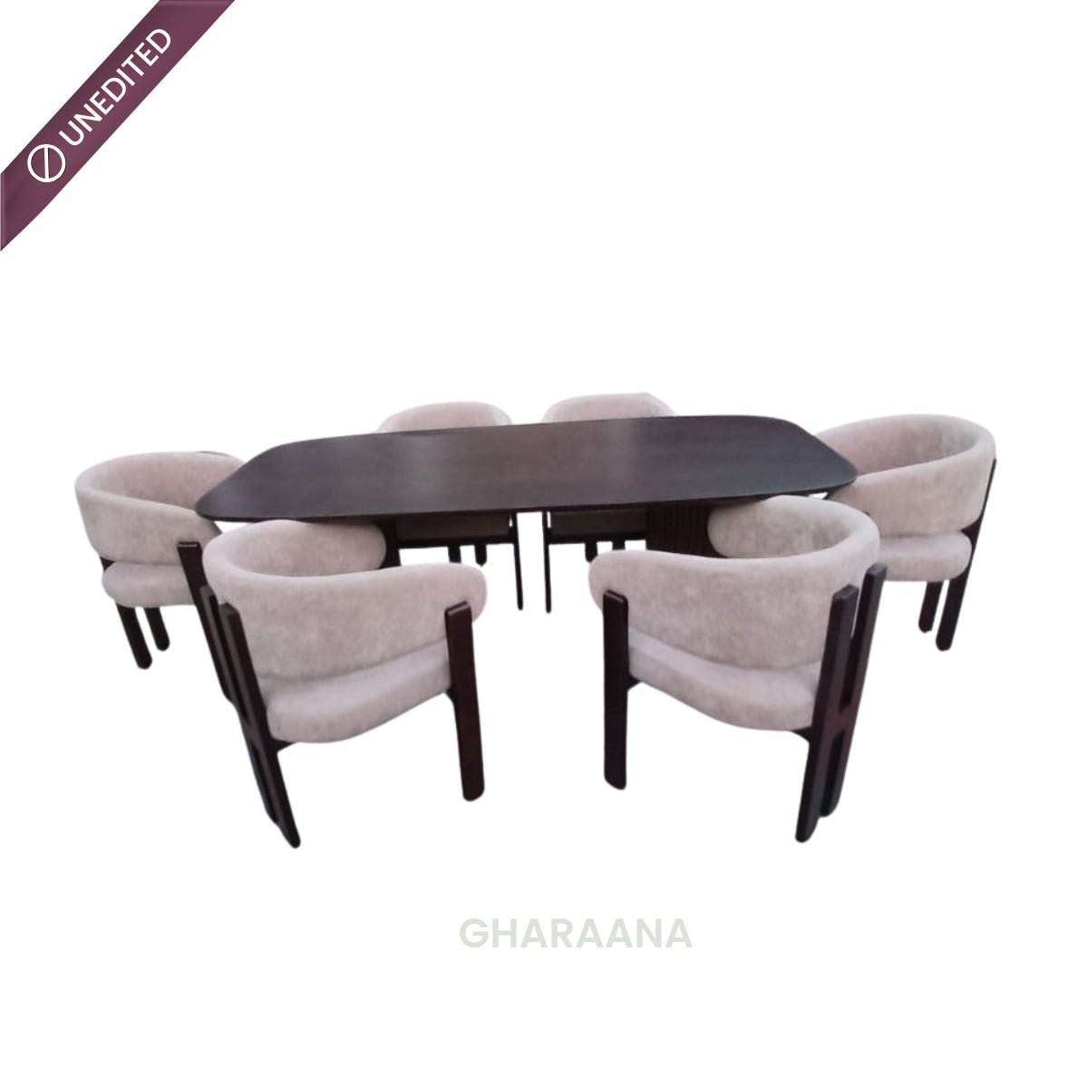 Terry Wooden Dining Table Set - Dining Set - Gharaana