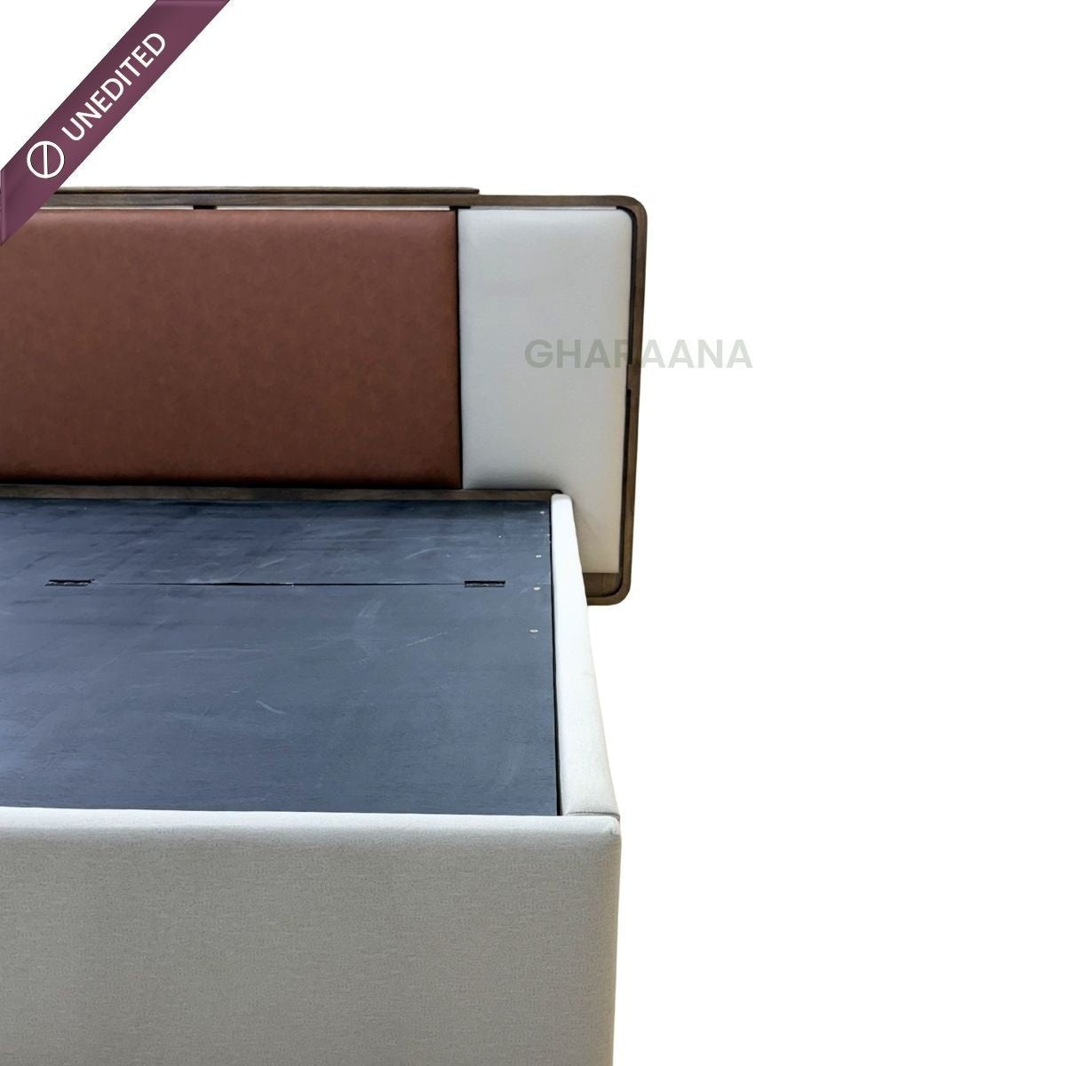 Avo 100% Solid Wood Upholstered Bed - Beds - Gharaana