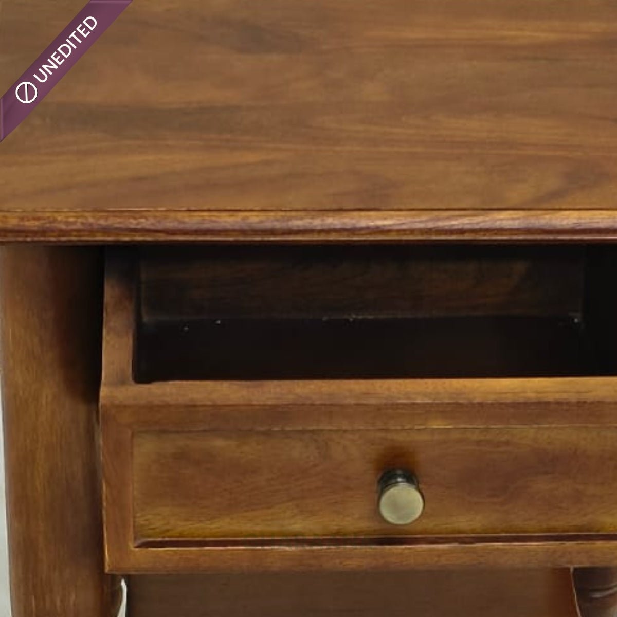 Cheryl Wooden Bedside Table - Bedsides - Gharaana
