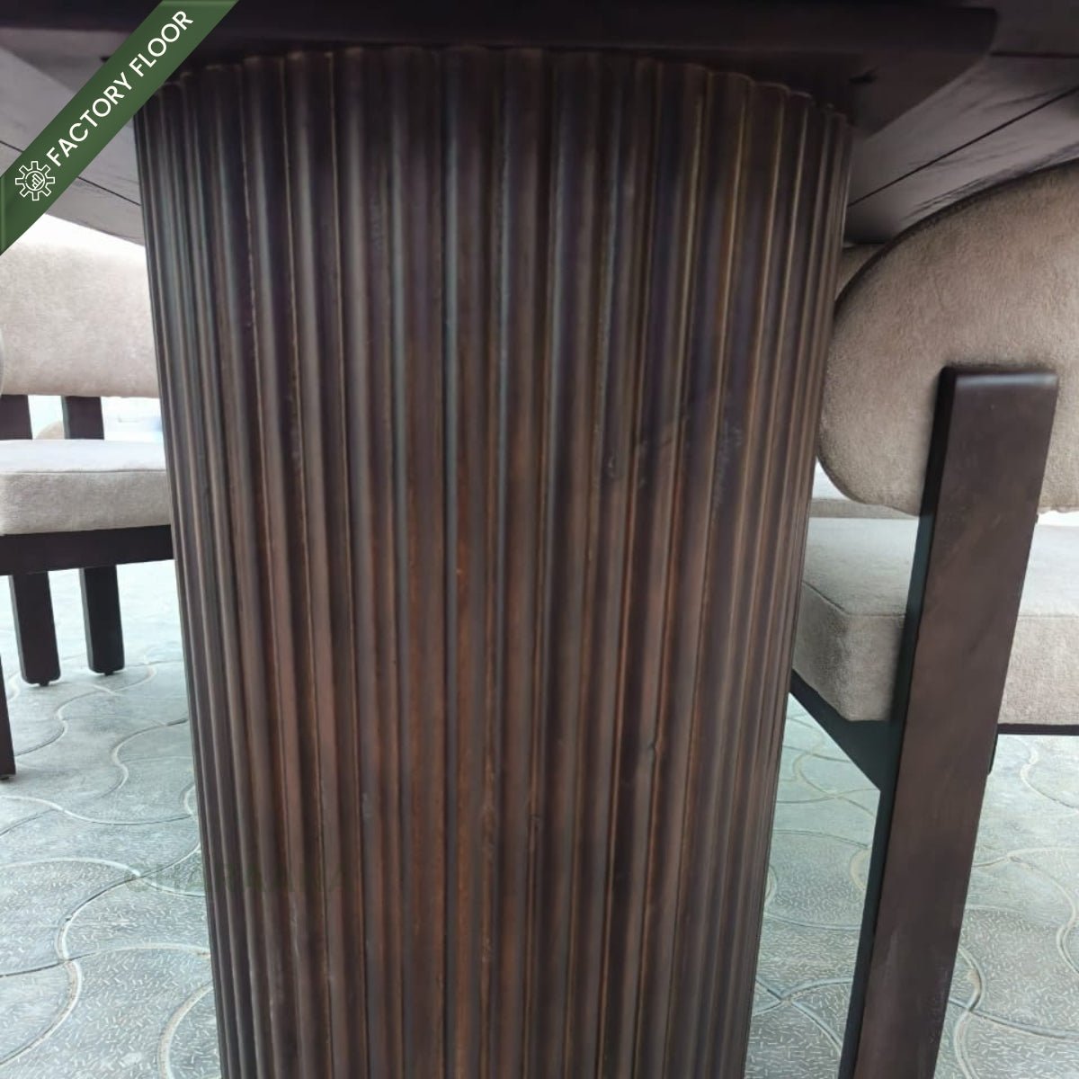 Terry Wooden Dining Table Set - Dining Set - Gharaana