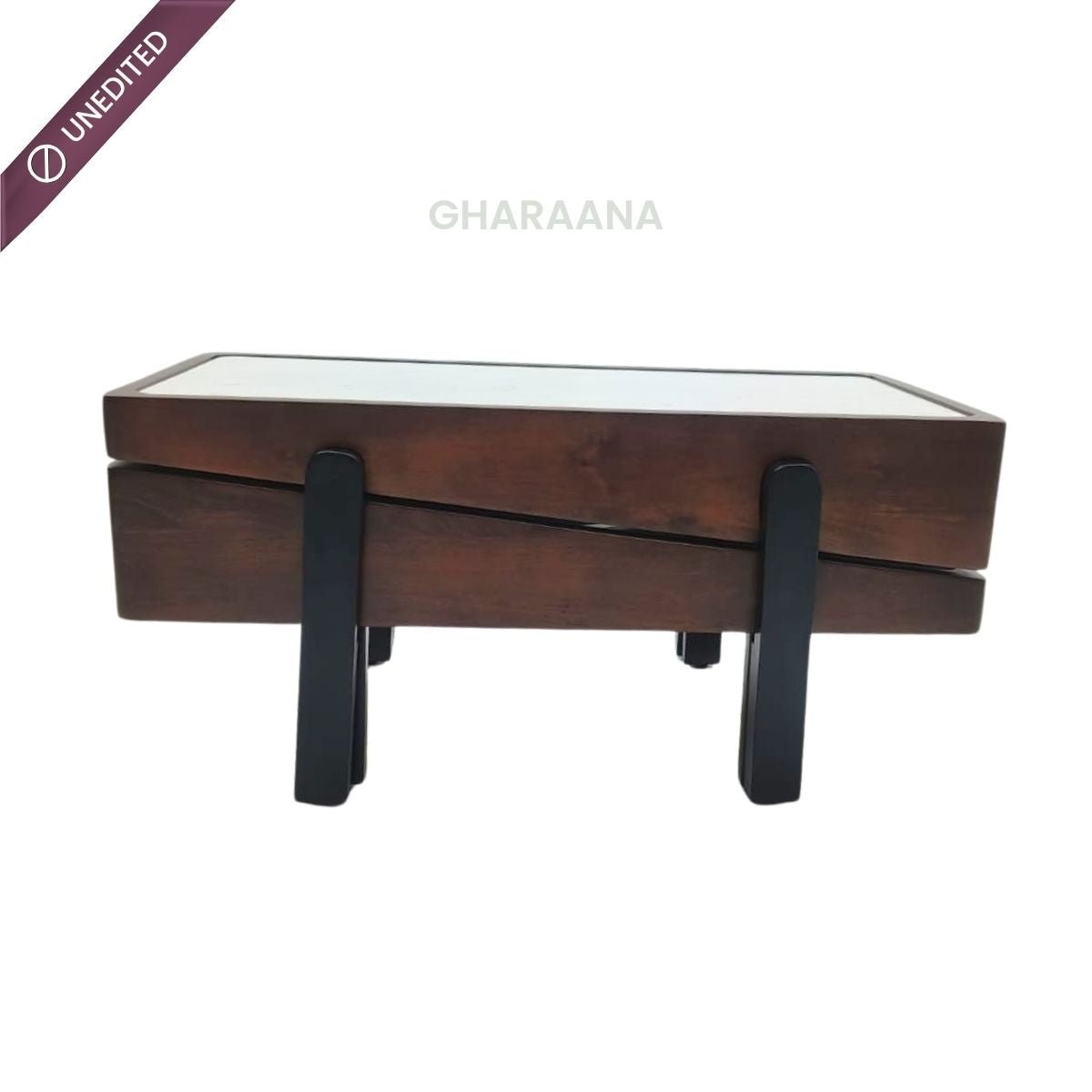 Panache Marble top Extra long Centre Tables (set of 2) - Centre Tables - Gharaana