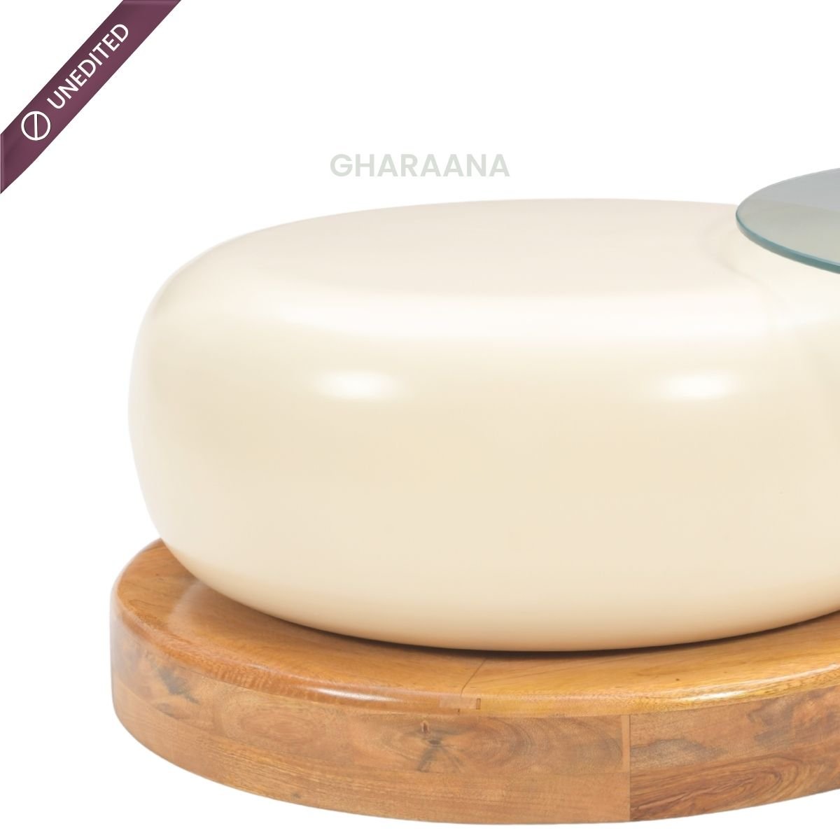 Amiya Glass and Metal Nesting Centre Tables - Centre Tables - Gharaana