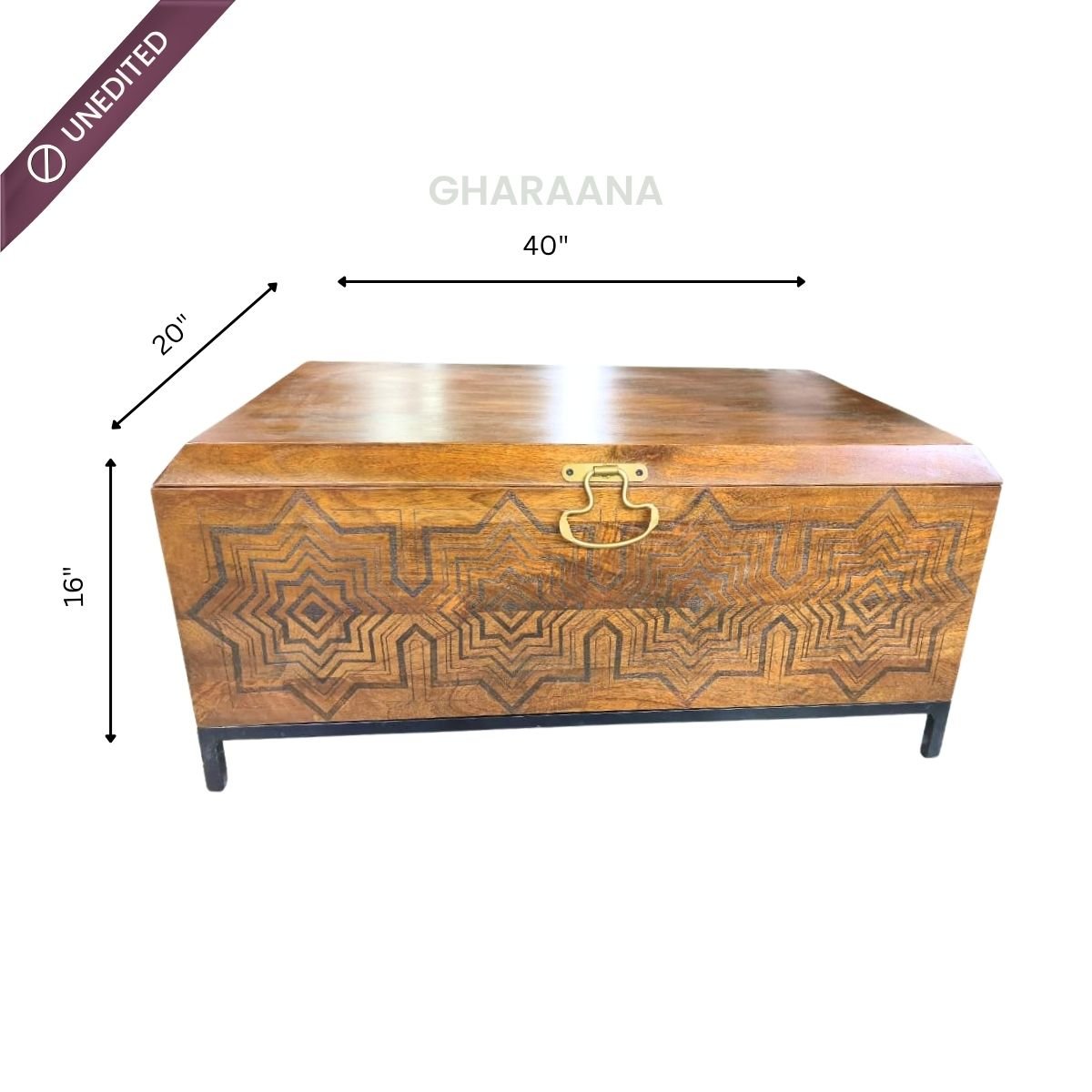 Bahar Trunk Storage Centre table (Sandook) - Centre Tables - Gharaana