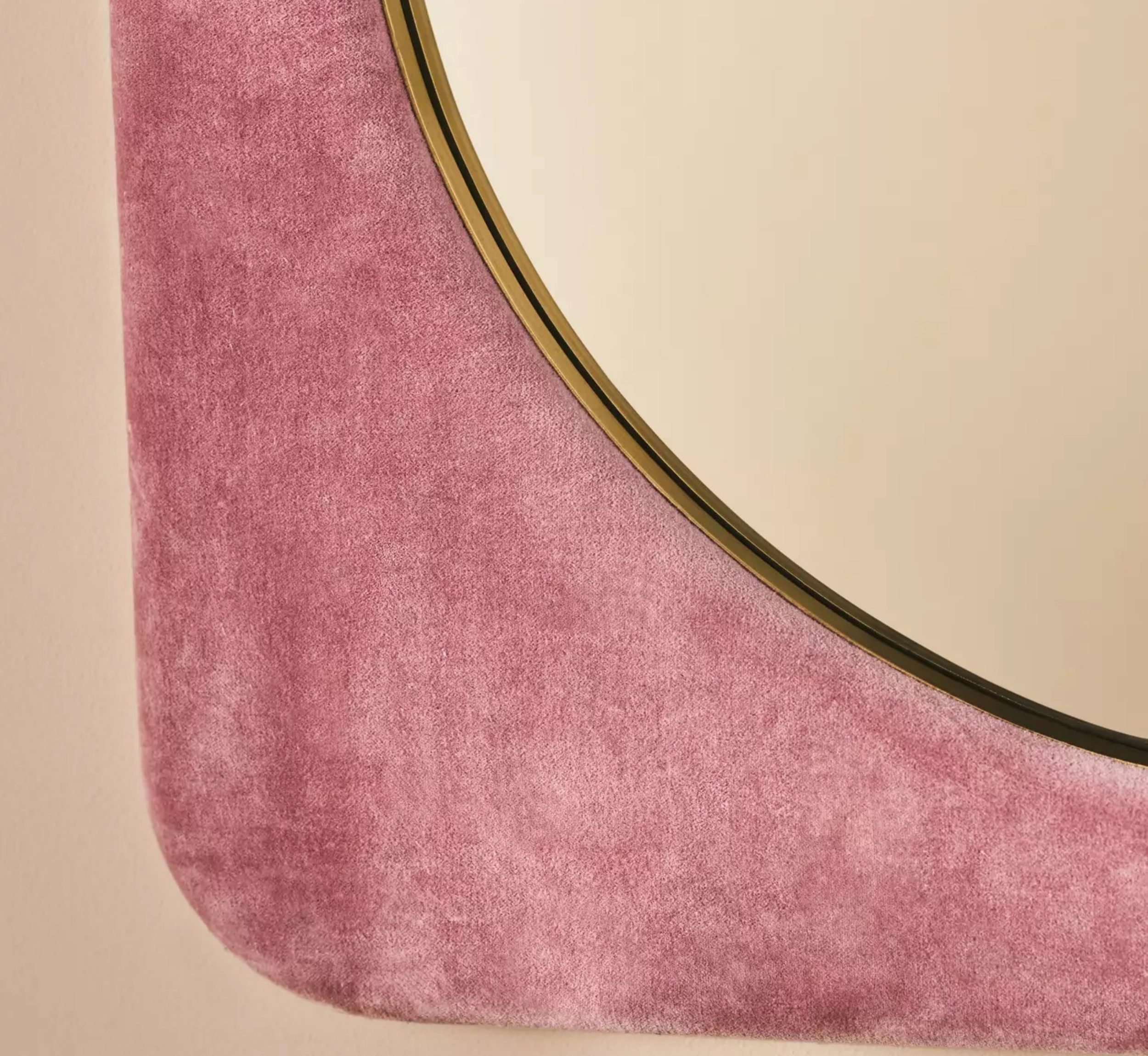 Centra 40" Upholstered Wall Mirror