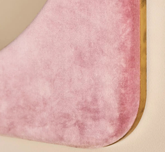 Centra 40" Upholstered Wall Mirror