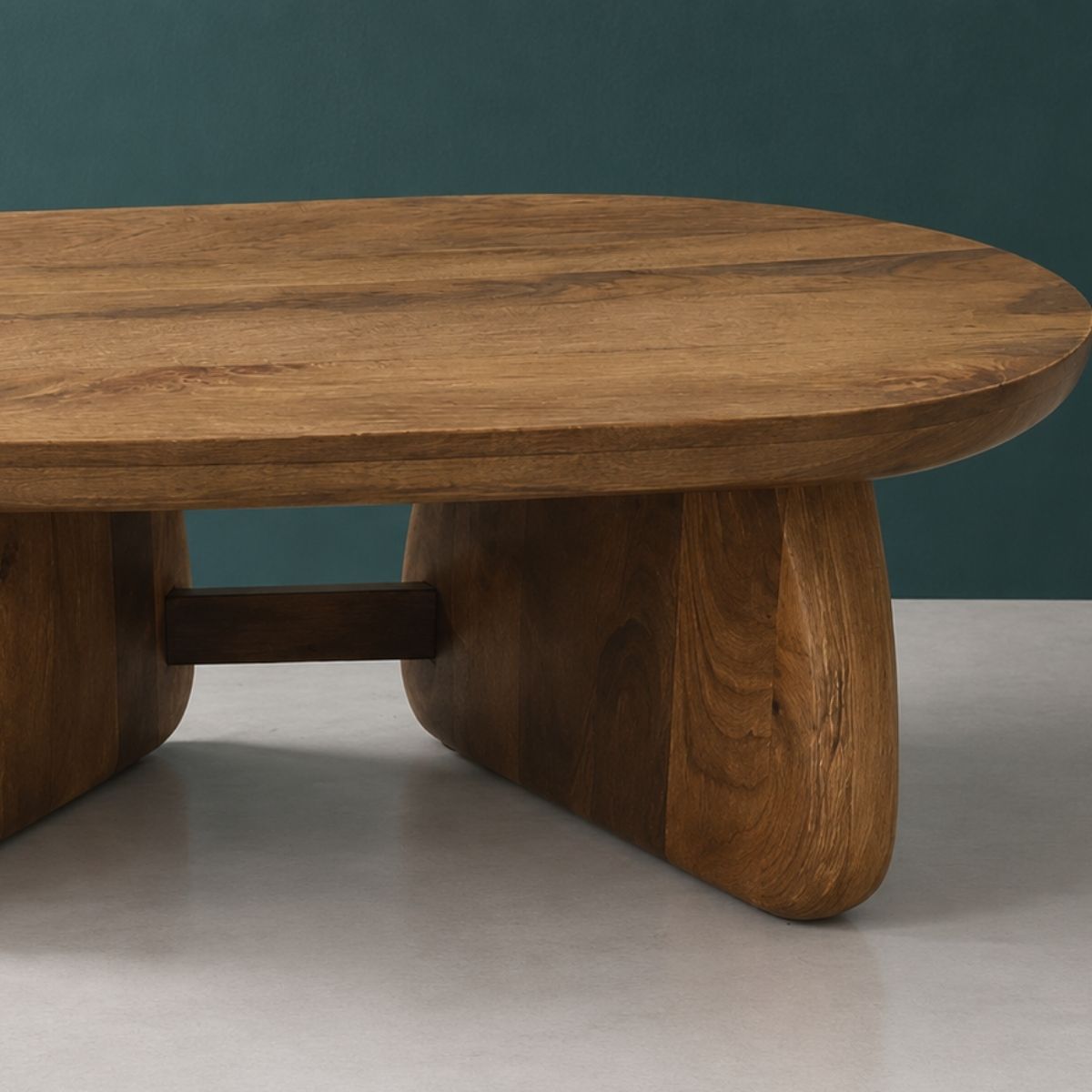 Toro Capsule top Solid Wood Center Table - Centre Tables - Gharaana