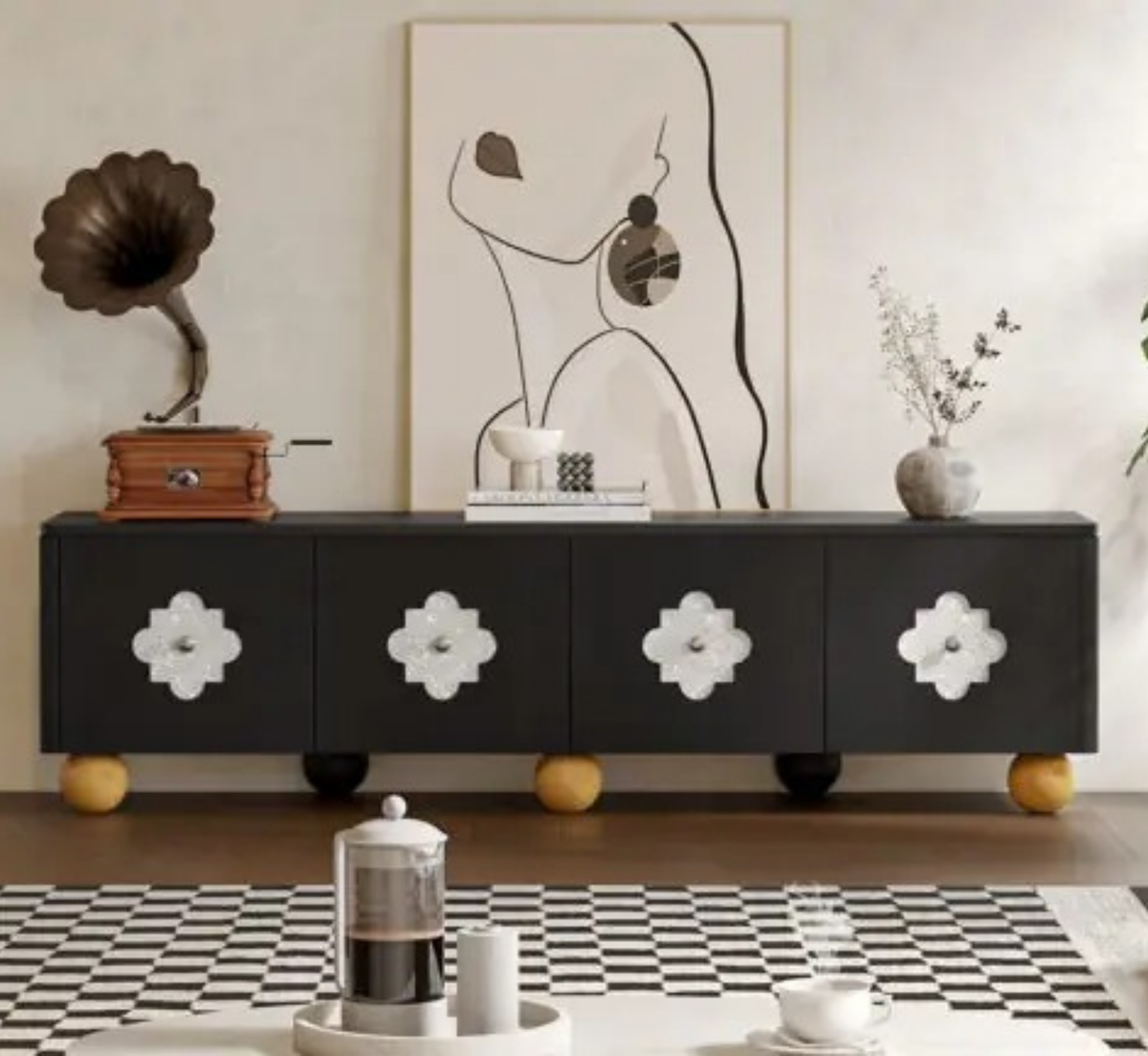 Varan Wooden 6FT TV Console