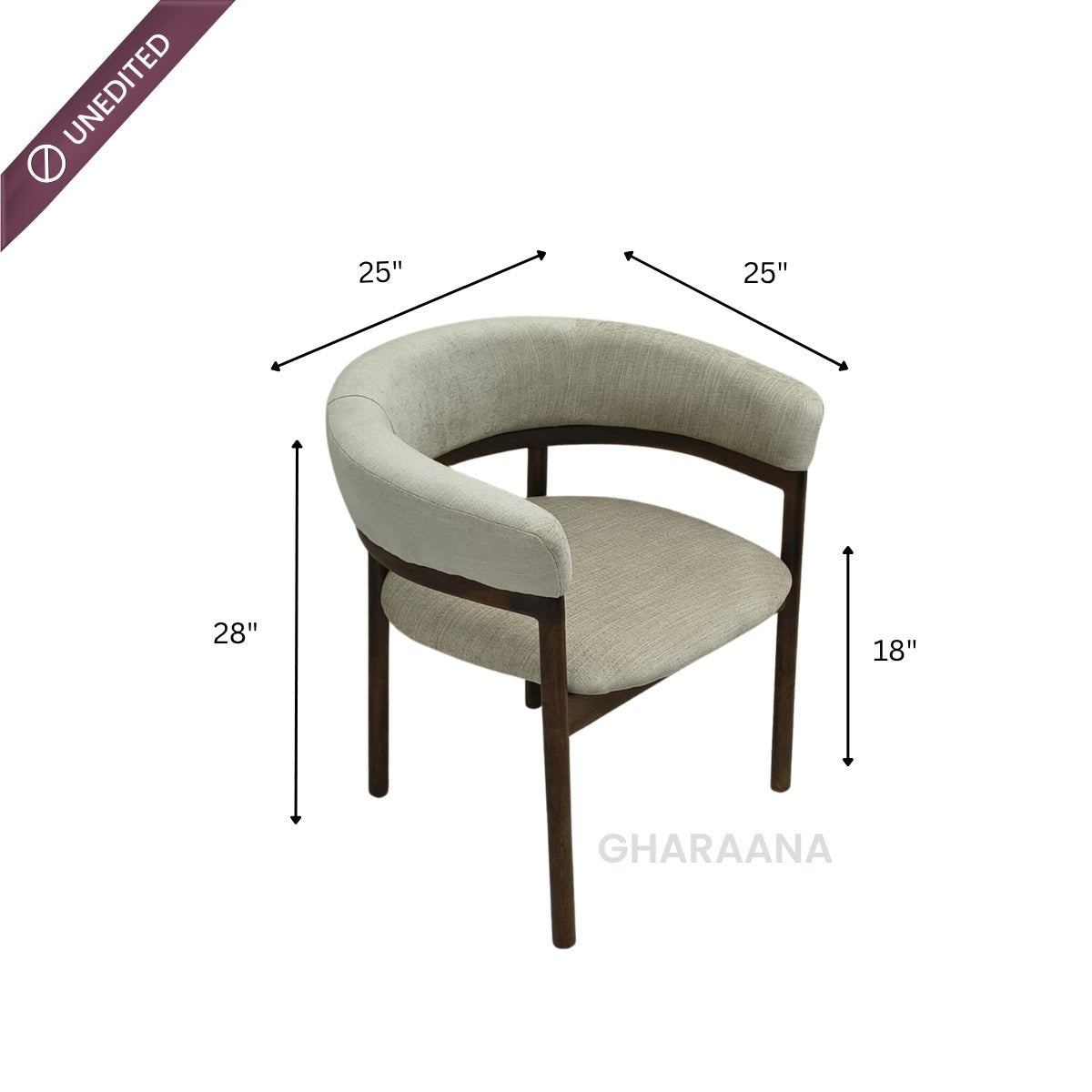 Rida S/2 Dining Chairs - Dining Chairs - Gharaana