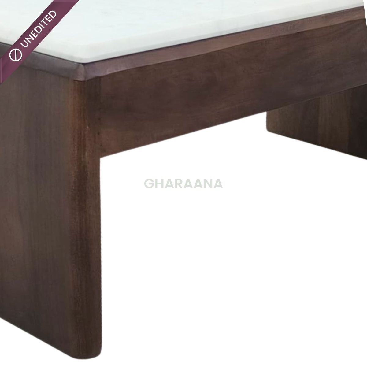 Ivana Marble top Contemporary Coffee Table - Centre Tables - Gharaana
