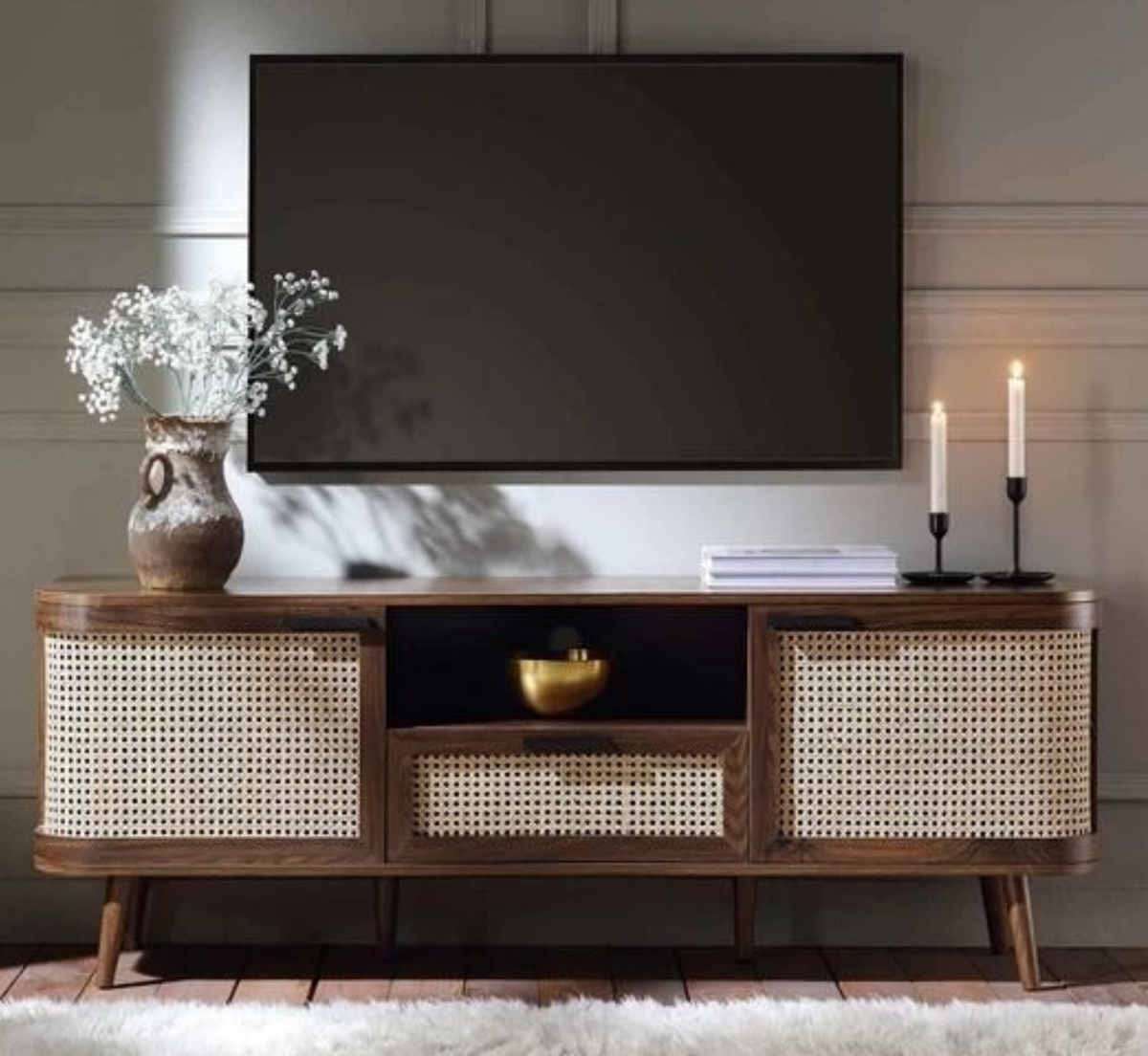 Vyut Wooden 6FT TV Console