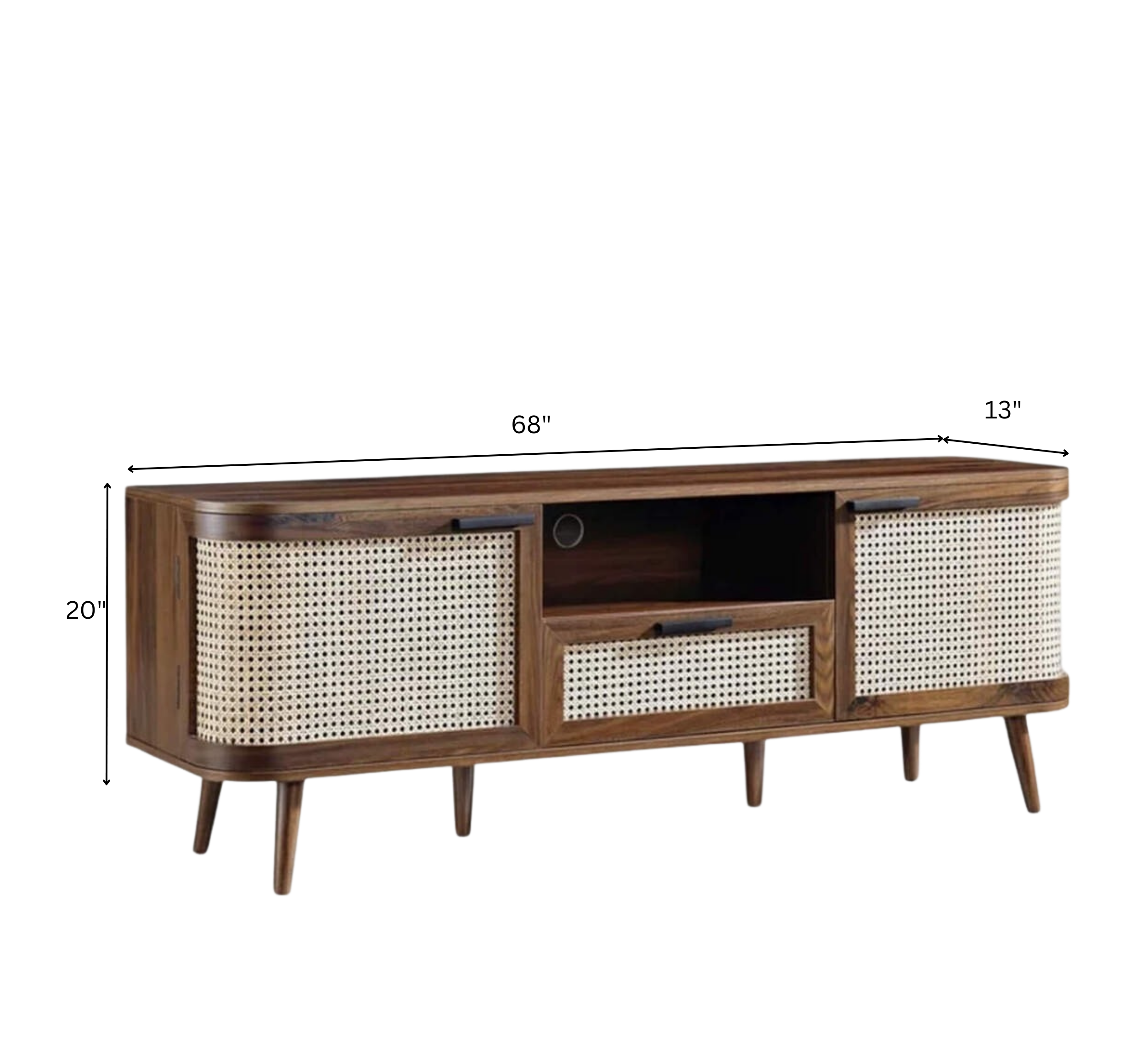 Vyut Wooden 6FT TV Console