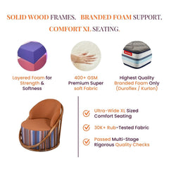 Sloan Plush Armchair - Armchairs - Gharaana