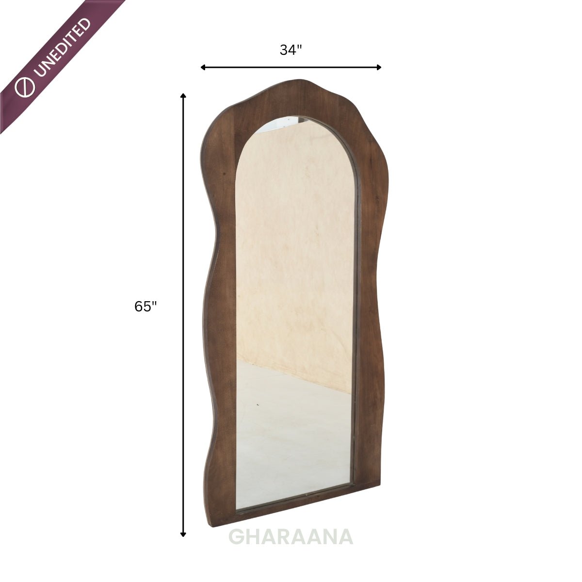 Zuri 65" Floor Mirror - Mirrors - Gharaana
