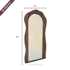 Zuri 65" Floor Mirror - Mirrors - Gharaana