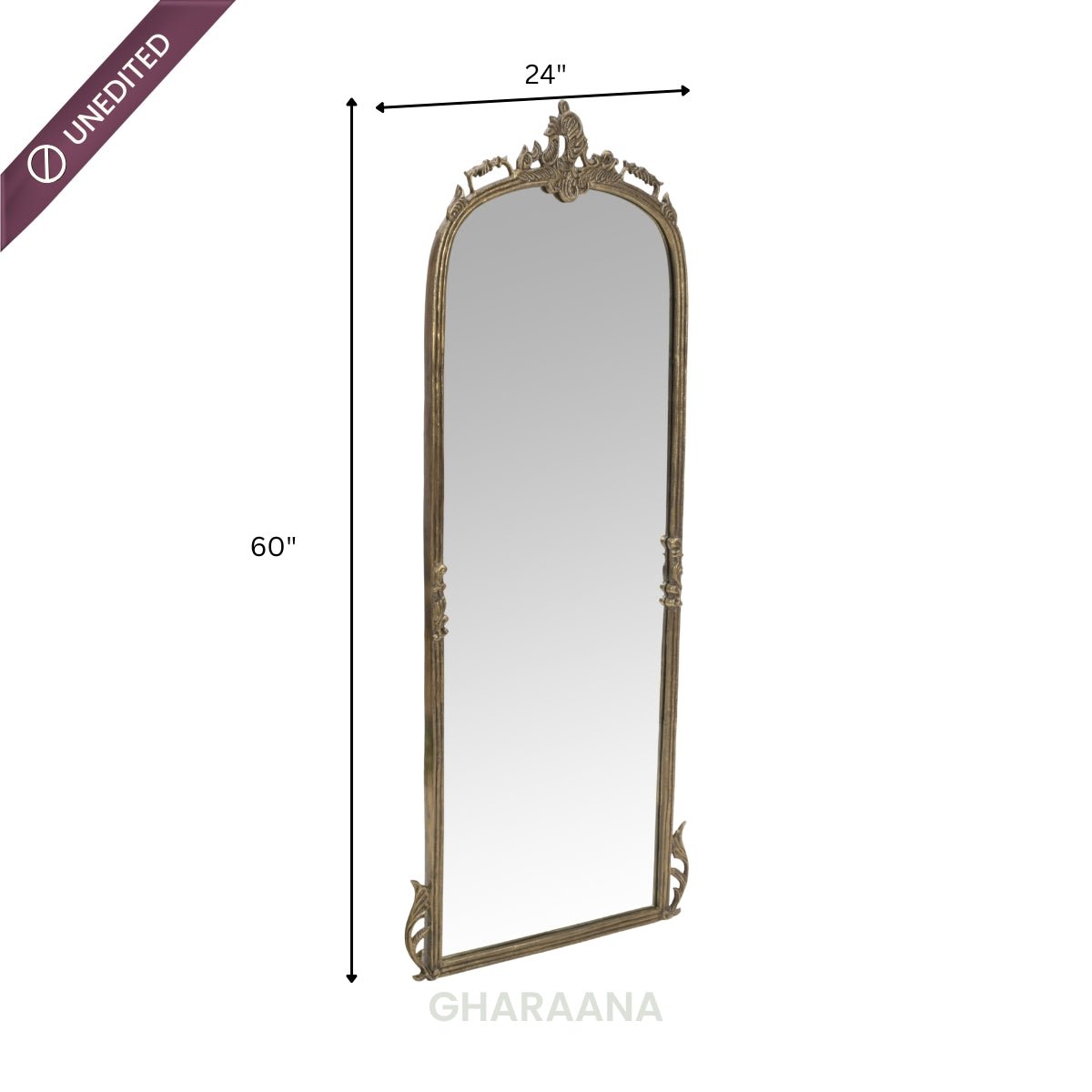 Victorian Arched Full-length Mirror - Mirrors - Gharaana