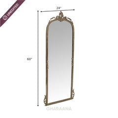 Victorian Arched Full-length Mirror - Mirrors - Gharaana