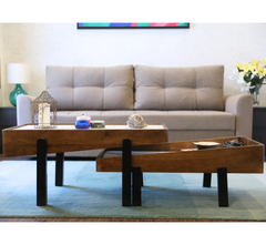 Panache Wooden Nesting Centre Tables