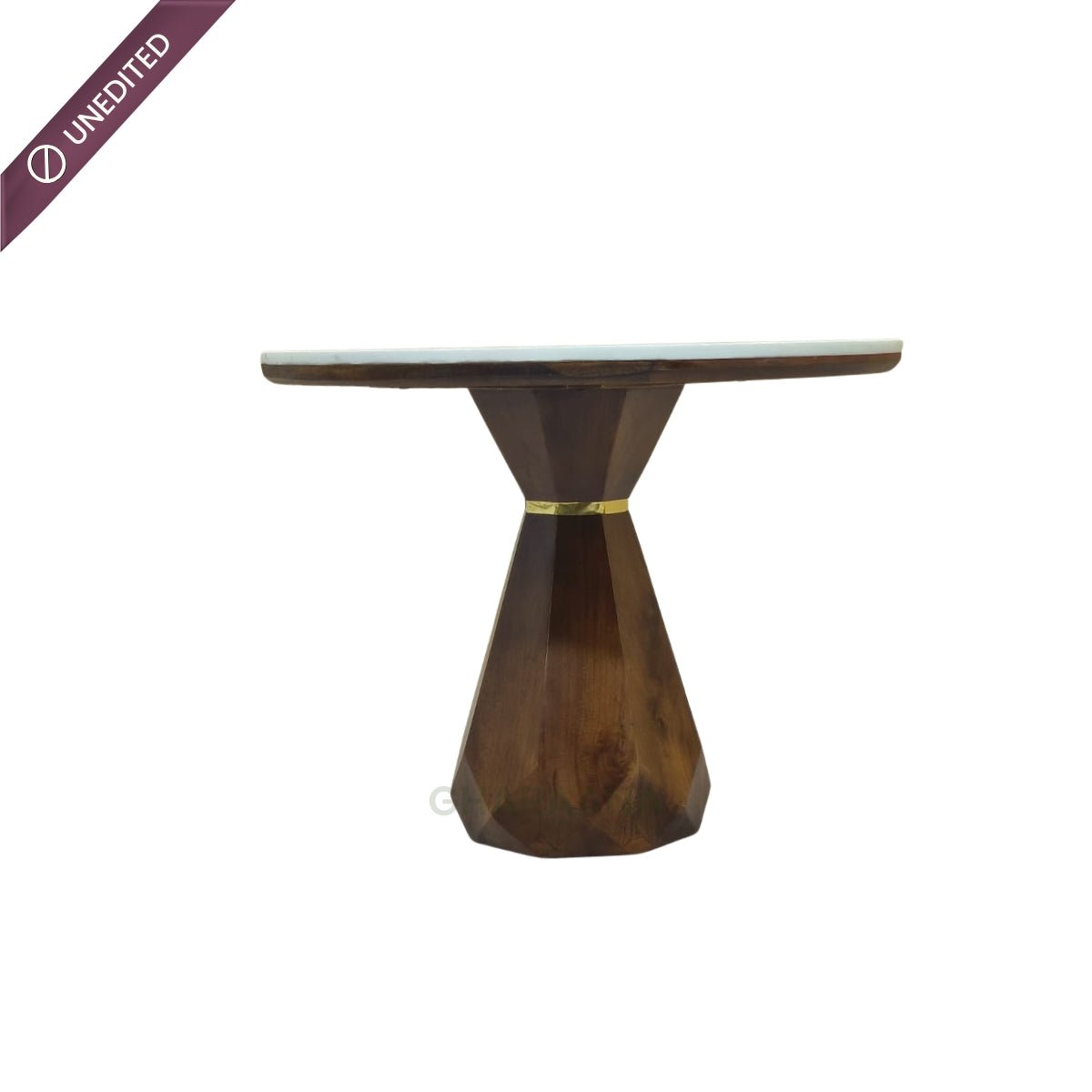 Barlow Marble-Top Wooden Dining Table Set - Dining Set - Gharaana