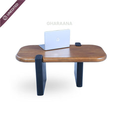 Rooted Modern Solid Wood Center Table - Centre Tables - Gharaana