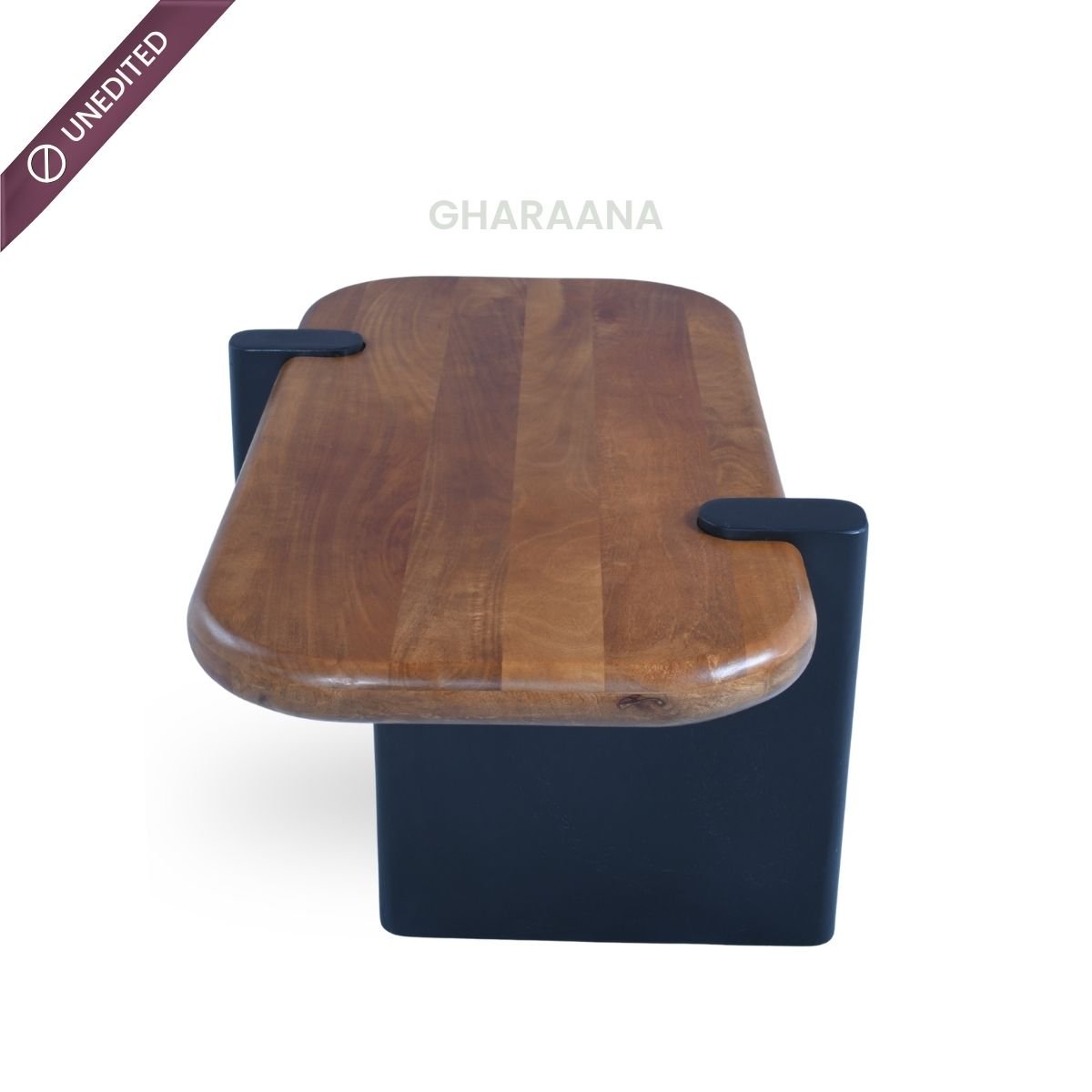 Rooted Modern Solid Wood Center Table - Centre Tables - Gharaana