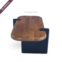 Rooted Modern Solid Wood Center Table - Centre Tables - Gharaana