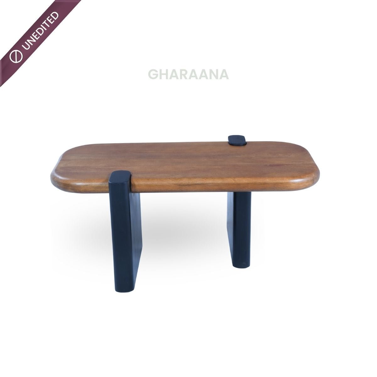 Rooted Modern Solid Wood Center Table - Centre Tables - Gharaana