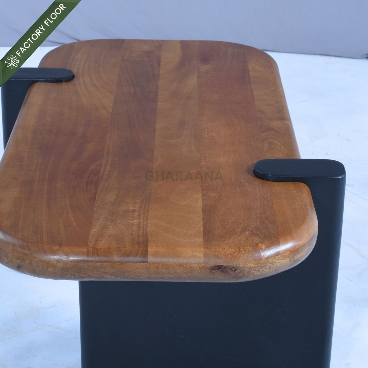 Rooted Modern Solid Wood Center Table - Centre Tables - Gharaana