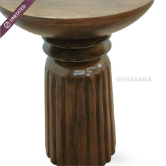 Eve Wooden Side Table - Side Tables - Gharaana