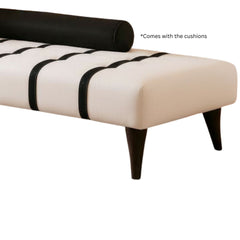 Ecplise Striped Upholstered Daybed