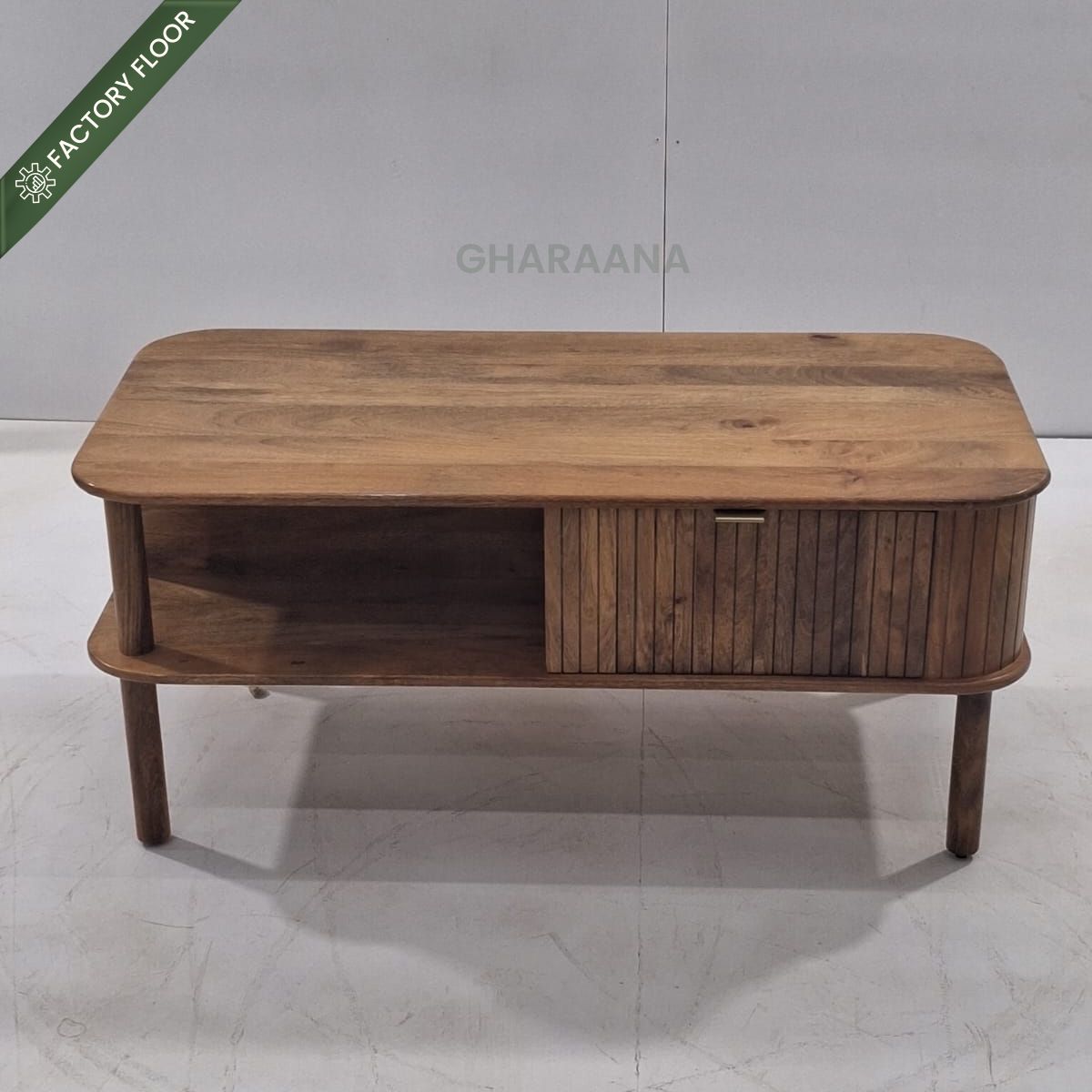 Kram Wooden Storage Centre Table - Centre Tables - Gharaana
