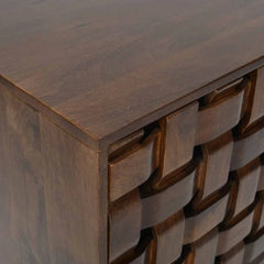 Woven Wooden 40" Sideboard