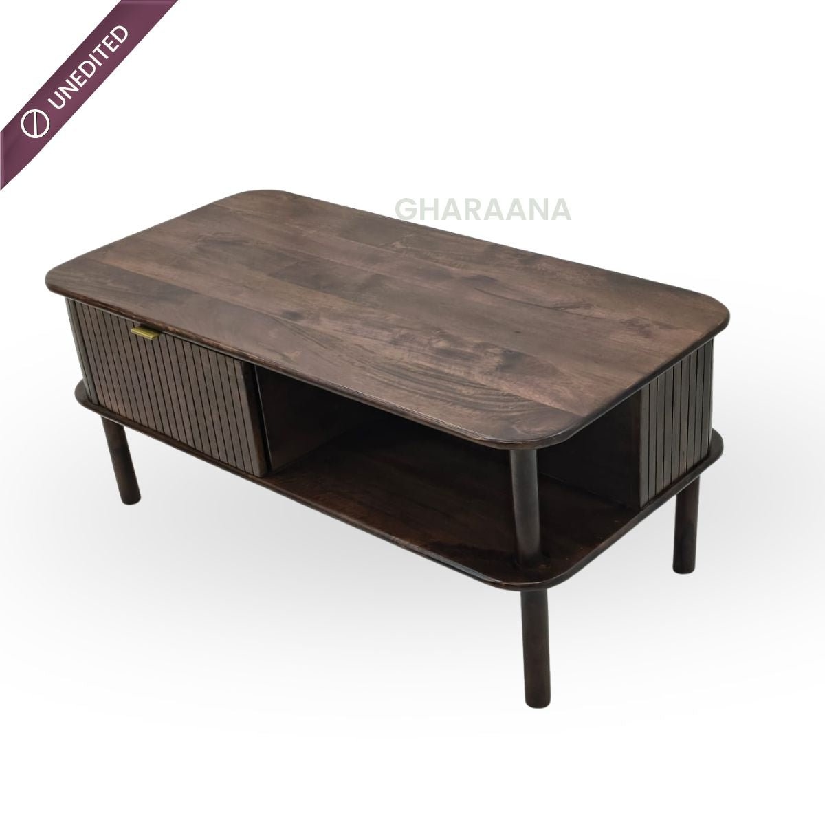 Kram Wooden Storage Centre Table - Centre Tables - Gharaana