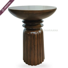 Eve Wooden Side Table - Side Tables - Gharaana