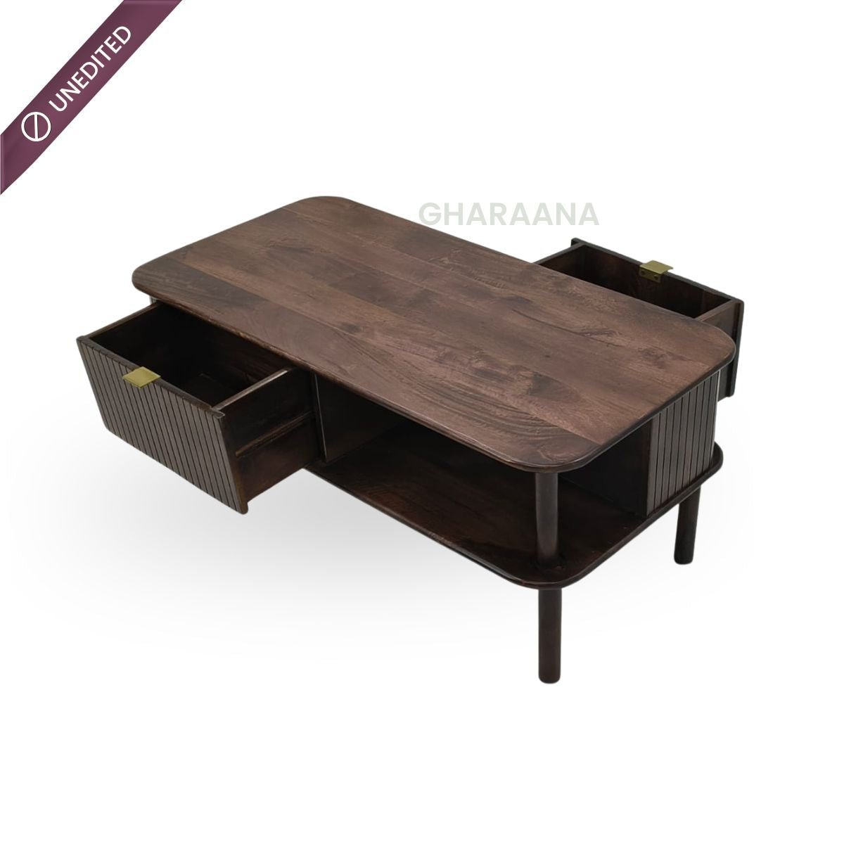 Kram Wooden Storage Centre Table - Centre Tables - Gharaana