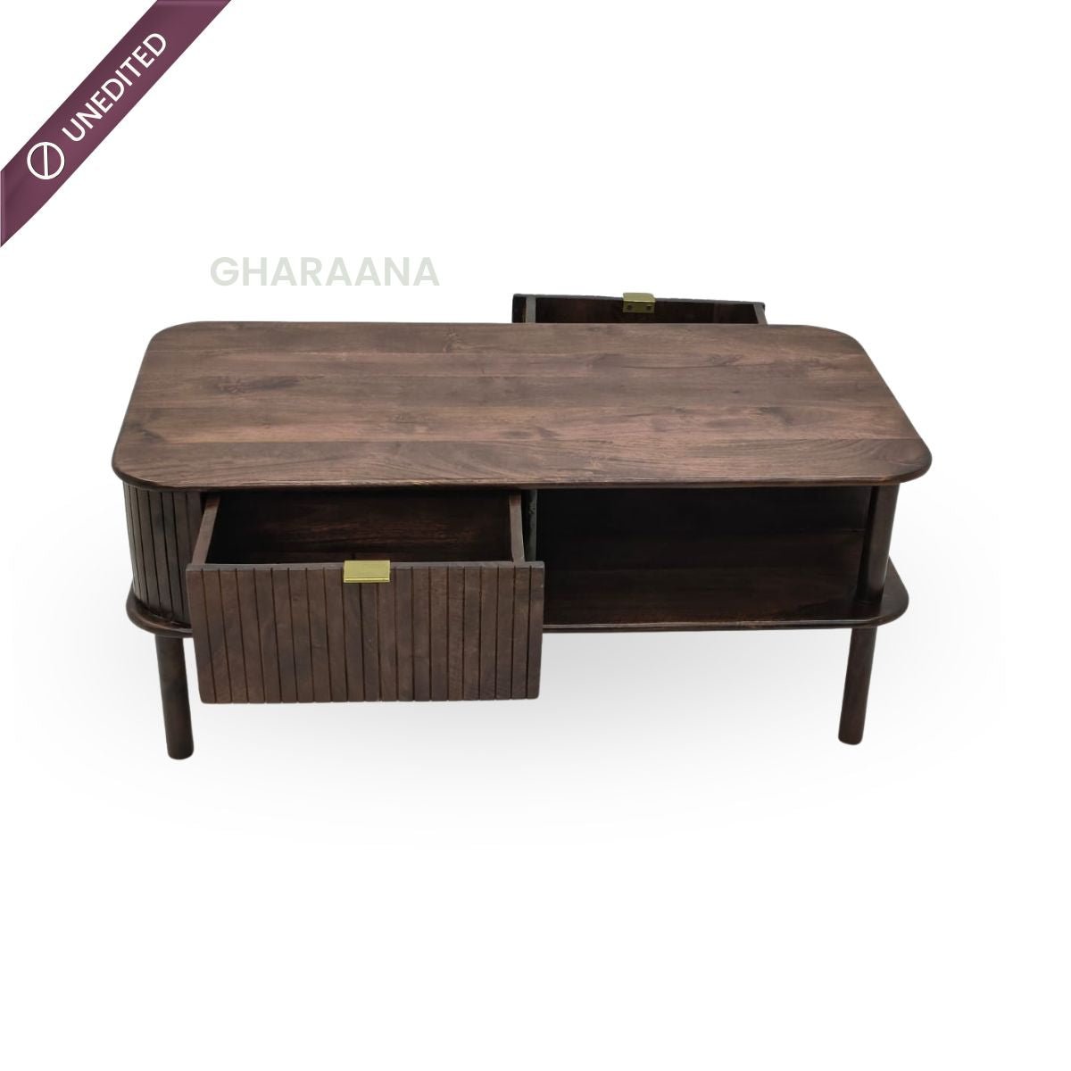 Kram Wooden Storage Centre Table - Centre Tables - Gharaana