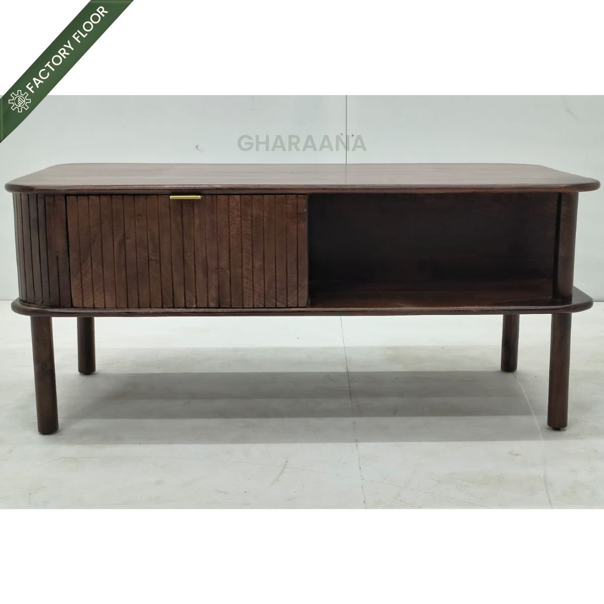 Kram Wooden Storage Centre Table - Centre Tables - Gharaana