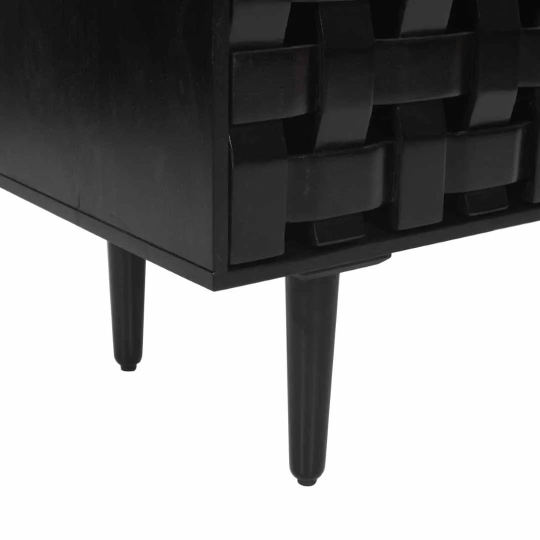 Woven Wooden 40" Sideboard