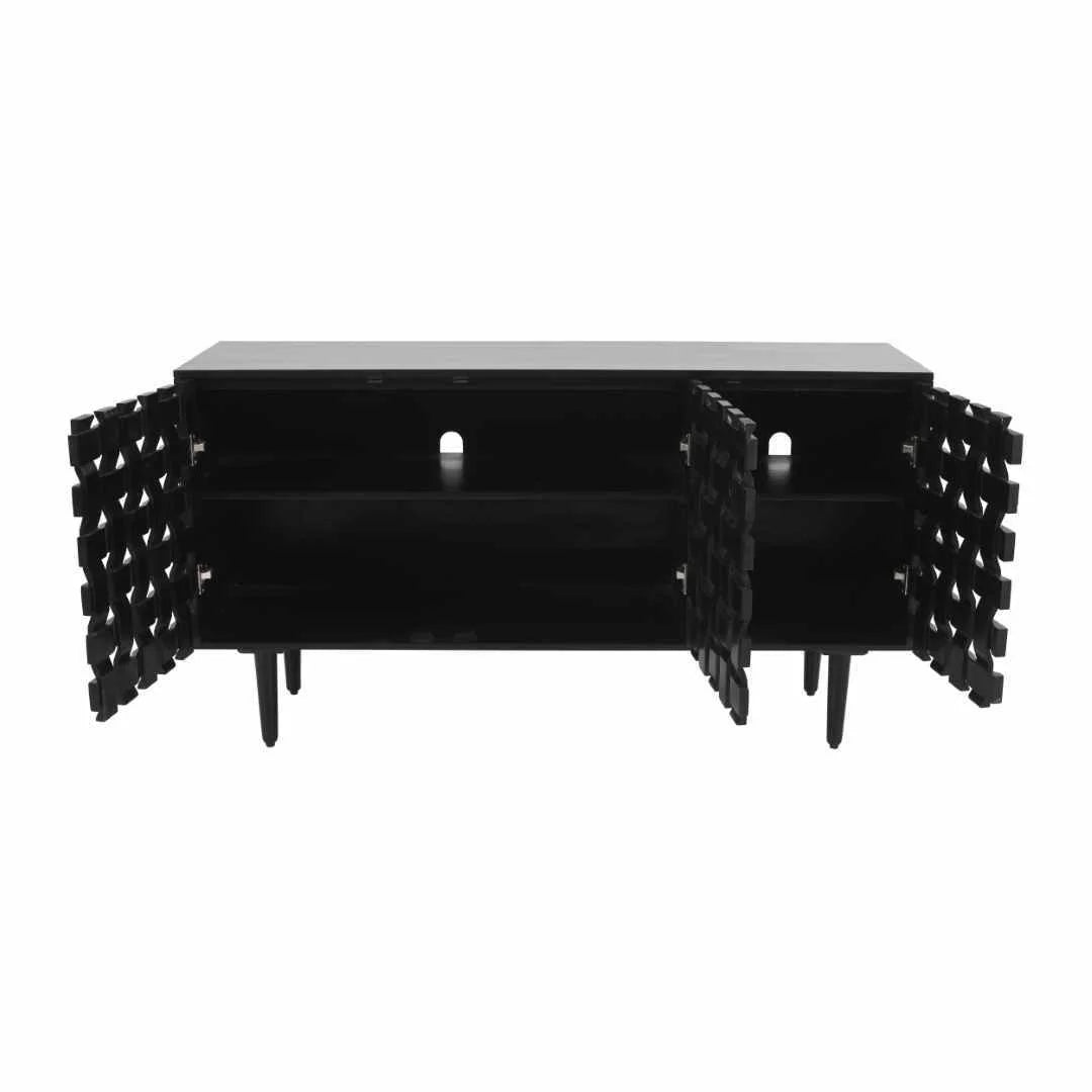 Woven Wooden 60" Sideboard