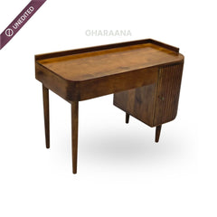 Daisy Wooden Desk - Office Desk - Gharaana