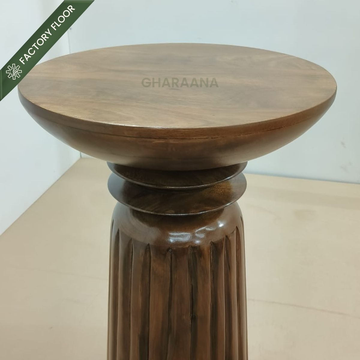 Eve Wooden Side Table - Side Tables - Gharaana