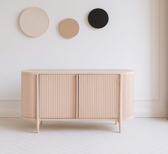Rib Wooden 4.5FT Console