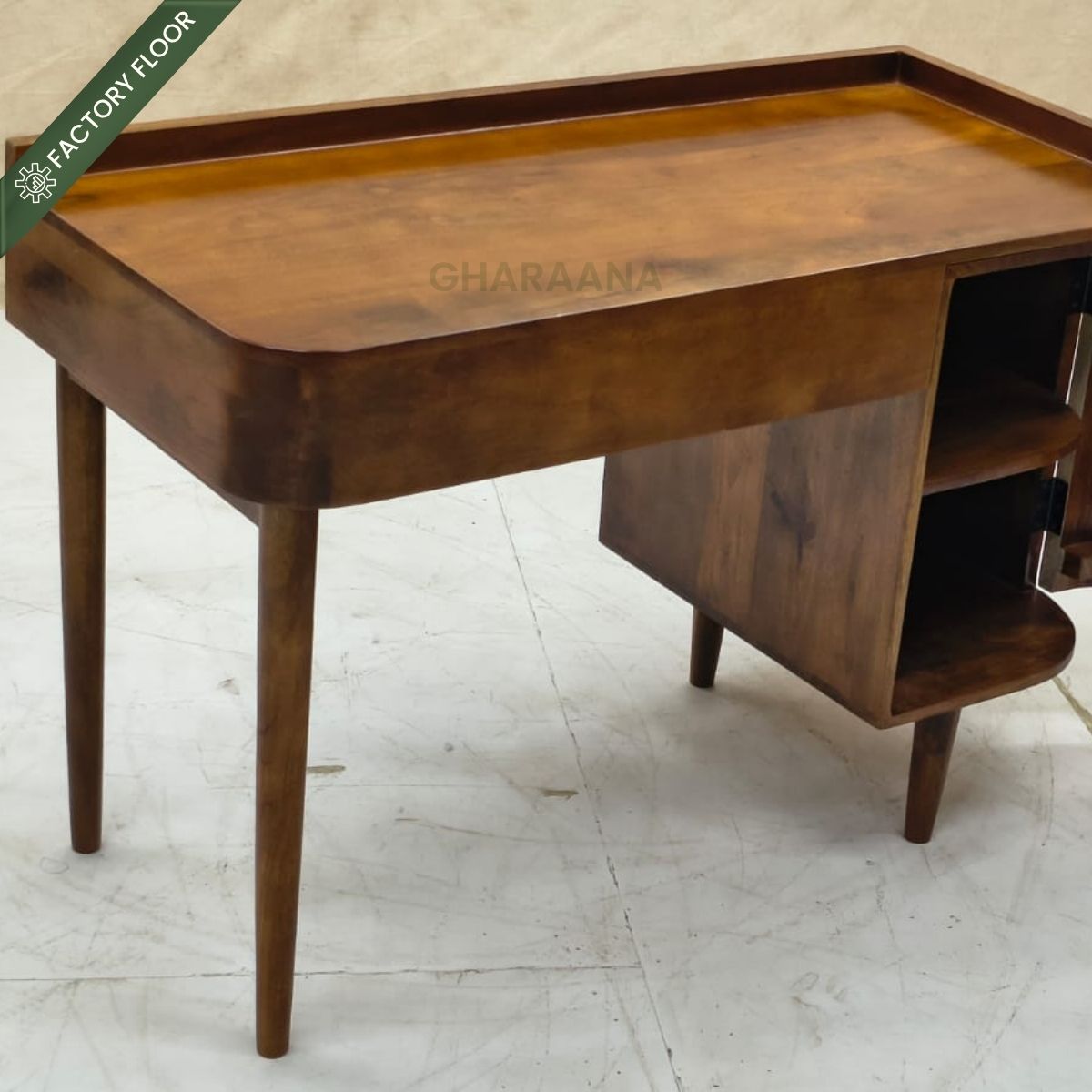 Daisy Wooden Desk - Office Desk - Gharaana
